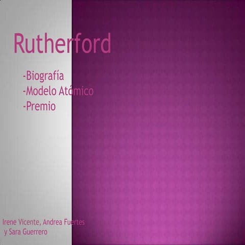 Rutherford | PPTX