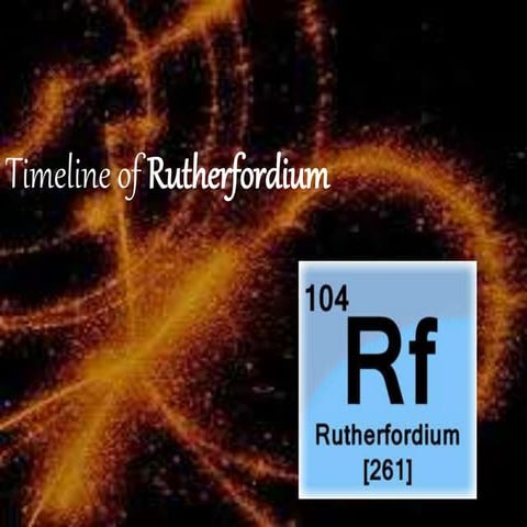 Rutherfordium | PPTX