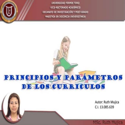 Principios y Parámetros de los Curriculos