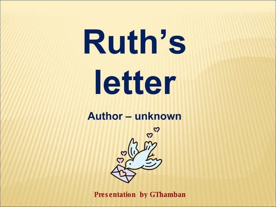 Write a letter | PDF