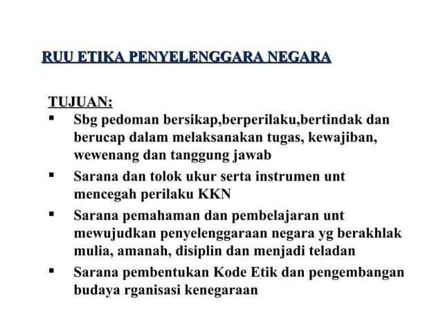 Ruu Etika Peny Neg
