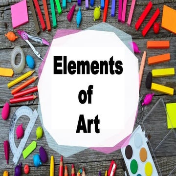 Reading Visual Art - Lesson 2 (Elements of Art)