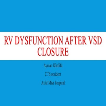 Right Ventricular Failure | PPTX