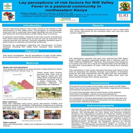 Lay perceptions of risk factors for Rift Valley fever in a pastoral community...
