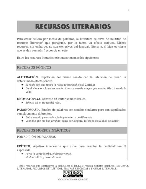 Recursos literarios. REA “Yincana d...