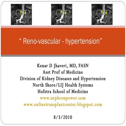 Reno vascular Hypertension 