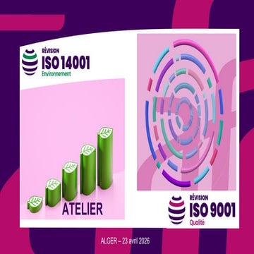 Révision ISO 9001 et ISO 14001 : enjeux, évolutions et impacts pour les ...