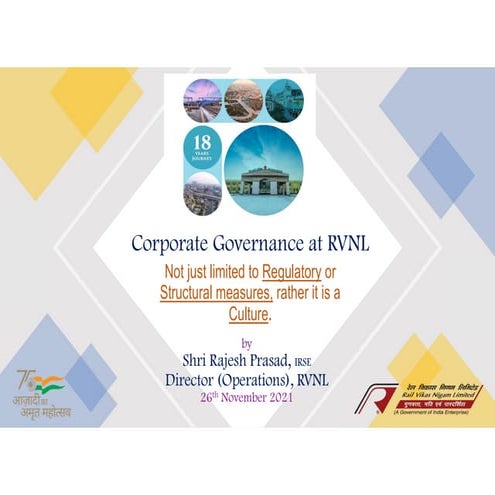 Corporate Governance at RVNL
