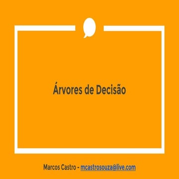 Árvores de Decisão
