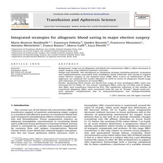 Integrated strategies for allogenic...