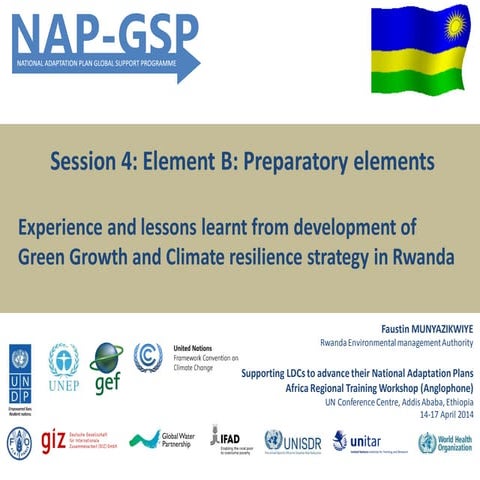 Rwanda NAP Climate Change Adaptation Experiences | PDF