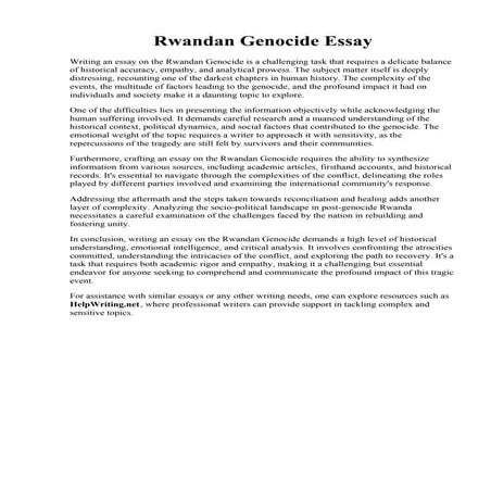 Rwandan Genocide Essay.pdf