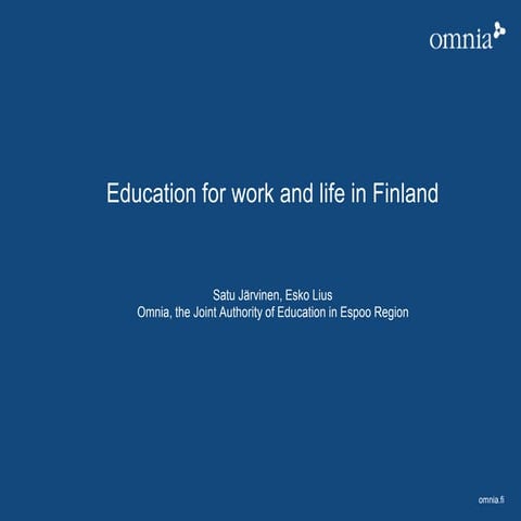 Rwanda Omnia, TVET in Finland