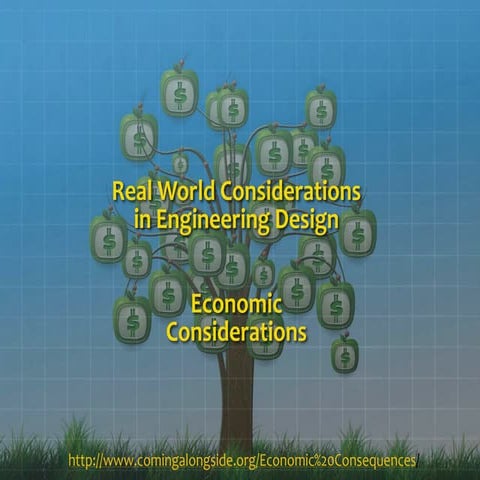 Economic Considerations in Engineering Design