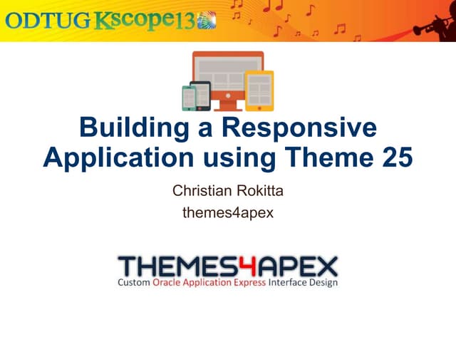 Responsive Web Design & APEX Theme 25