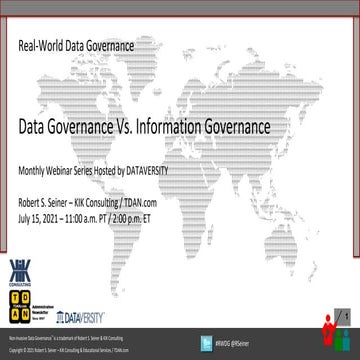 Data Governance vs. Information Governance