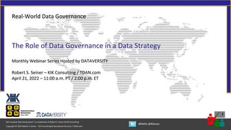 The Role of Data Governance in a Data Strategy