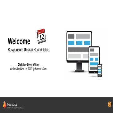 Responsive web design