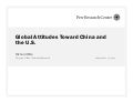Global Attitudes Toward China and the U.S.
