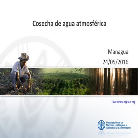 Metodologias de Captacion de agua atmosférica