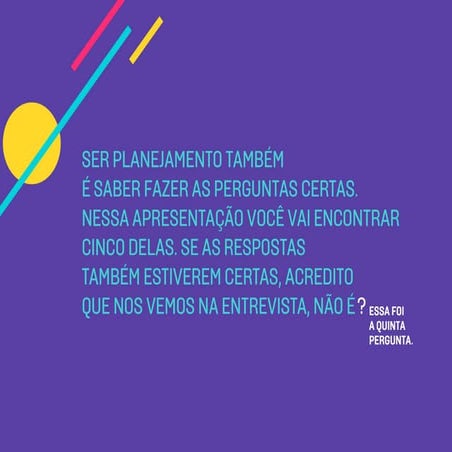 Ademir Viana | Planejamento