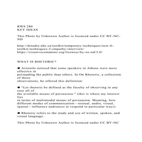 RWS 280 KEY IDEASThis Photo by Unknown Author is license.docx