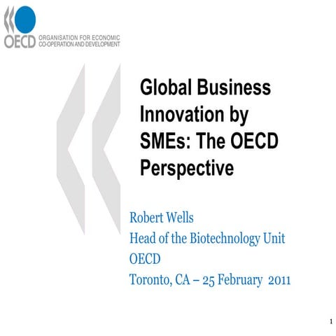 Innovation Across Boarders - Robert Wells toronto 25.02.11
