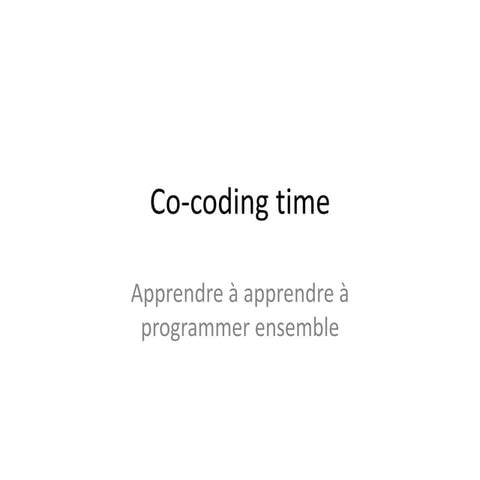 Apprendre à programmer avec scratch | PPTX