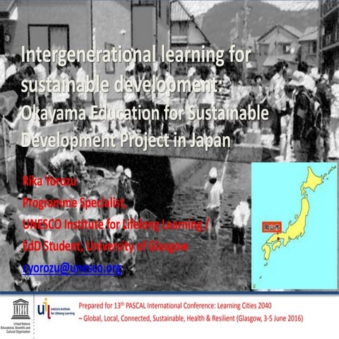 Intergenerational learning for sustainable development: Okayama ...
