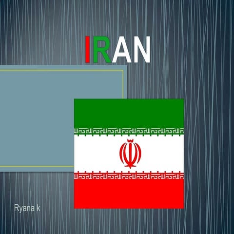 Iran Powerpoint Presentation | PPT