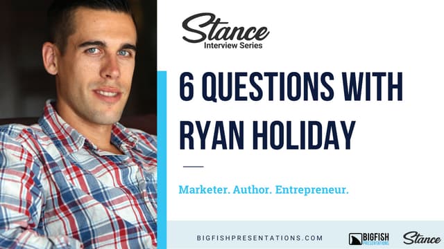 Stance // Ryan Holiday