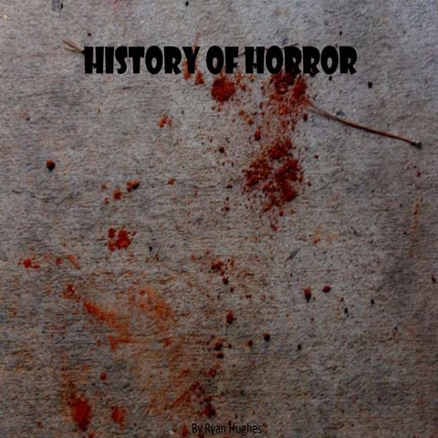 History of Horror