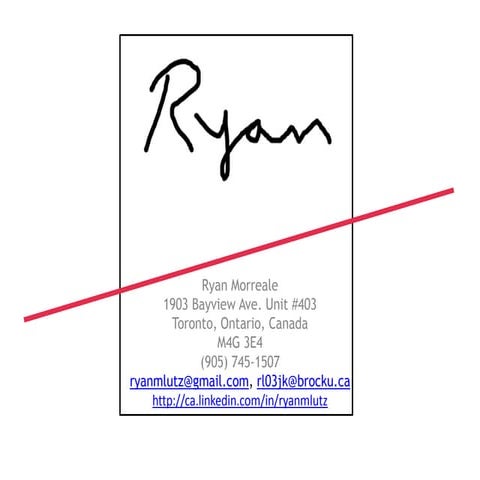 Ryan morreale   cv 2013