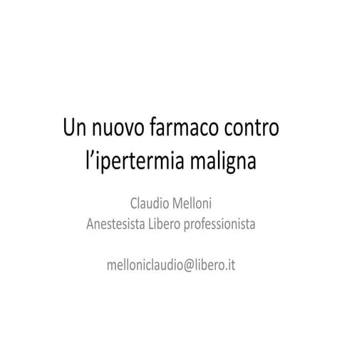 Ryanodex,a new dantrolene formulation 