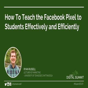 How To Teach the Facebook Pixel to Students Effectively and Efficiently