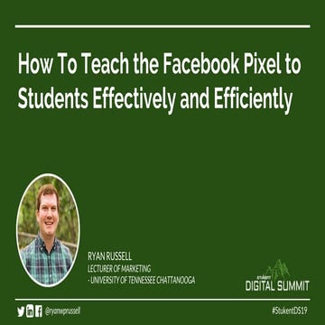 How to Teach the Facebook Pixel to Students Effectively and Efficiently