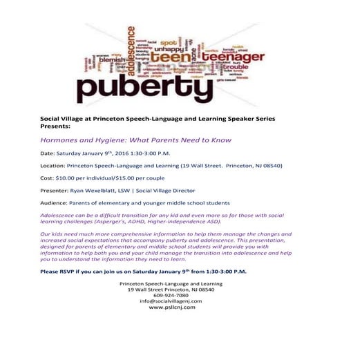 Ryan Wexelblatt January 9th 2016 Presentation at Princeton Speech Language