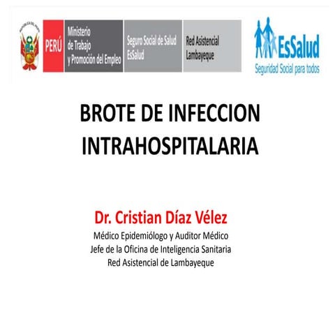 Brote de infección IAAS 2019