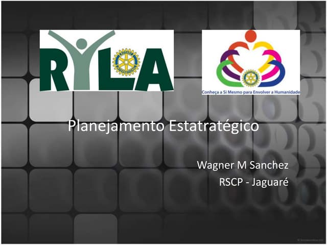Palestra sobre Planejamento Estraté...