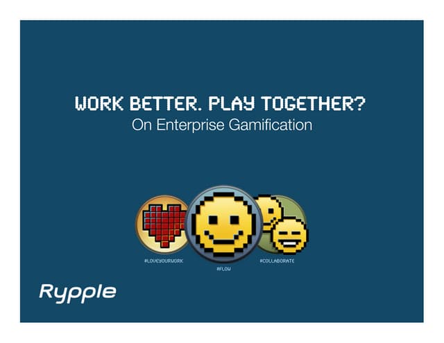 Gamification in Enterprise Technology