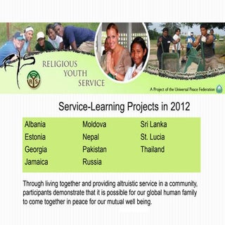 Religious Youth Service 2012