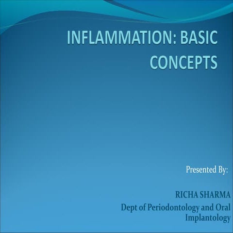 Inflammation: basic concepts