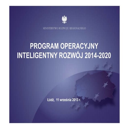 S. lepieszka program operacyjny inteligentny rozwoj 2014 2020