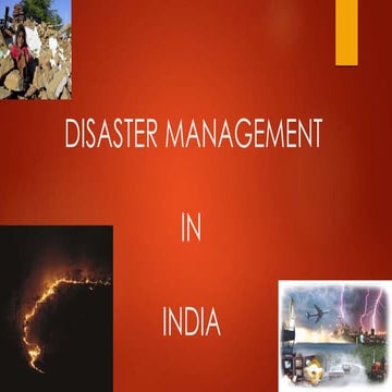 Disaster management By vivek bhatt
