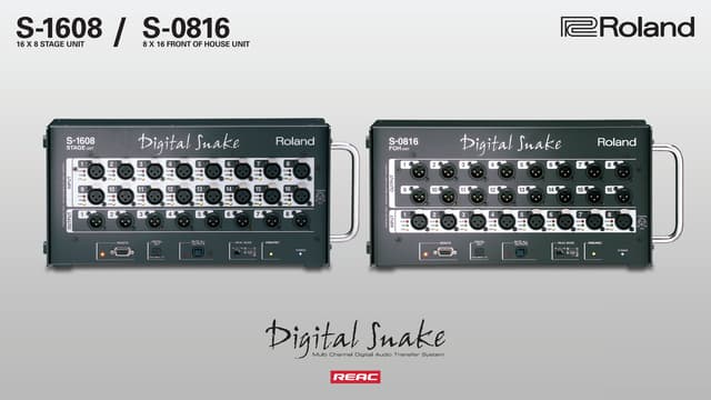 Roland S-1608 Digital Snake System | PDF