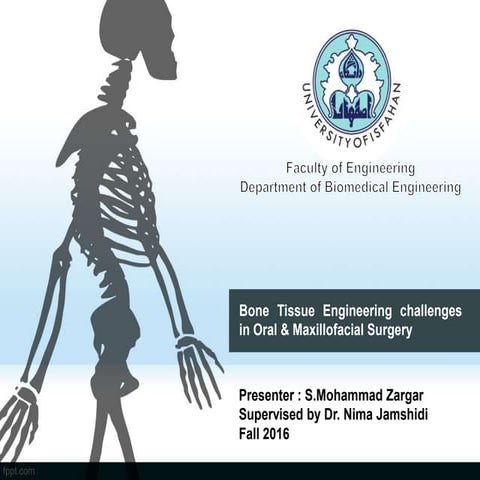 Bone tissue engineering challenges in oral and maxillofacial surgery | PPTX