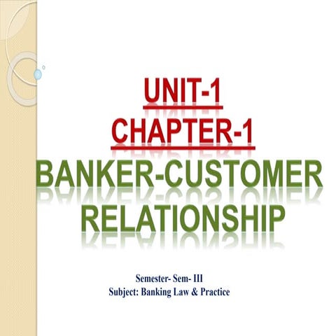 S.y. banking ch 1
