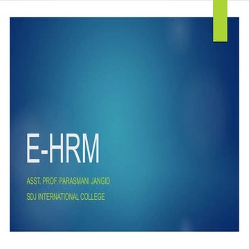 e-HRM