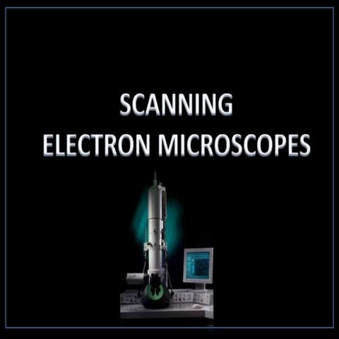 scanning electron microscope for analysis
