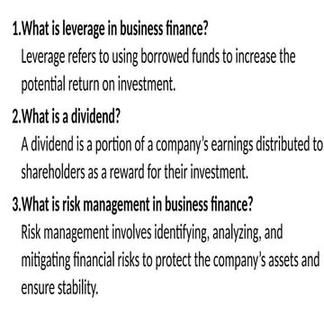 BUSINESS FINANCE SHORT QUESTIONS AND .pptx